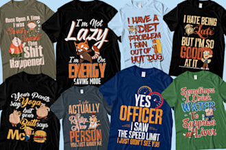 make creative typography tshirt design