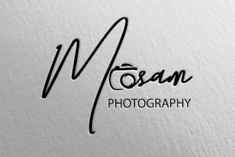 design a photography logo, signature or watermark for you