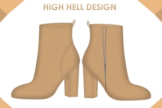 do footwear and accessories design for you
