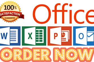 format, edit, redesign ms word document, and exel expert