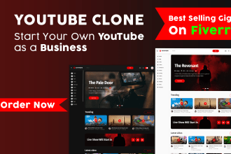 create a video sharing streaming website like youtube