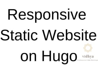 develop a website, blog on hugo