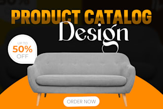 do product catalog design, flyer, brochure, restaurant menu