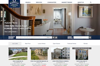 design your real estate website in wordpress