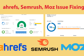 fix errors in ahrefs, semrush, moz, technical SEO