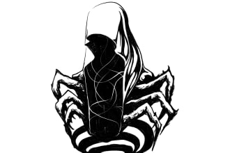 make a dark art logo