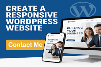 build a professional responsive wordpress website