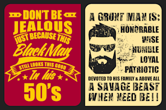 design modern unique and professional t shirt