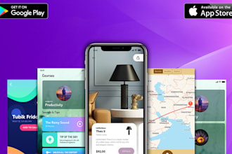 design and develop android and ios native apps