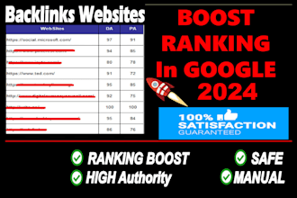 create da 90 backlinks to rank 1st in google