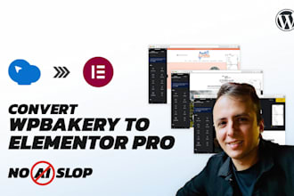 convert wpbakery to elementor pro no ai slop