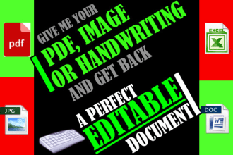 convert any scanned image to editable word or excel document