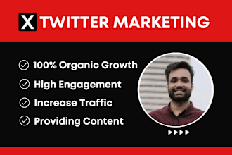 do x twitter marketing and promotion with organic growth