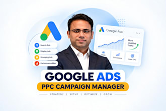 be your google ads campaign manager, adword PPC expert
