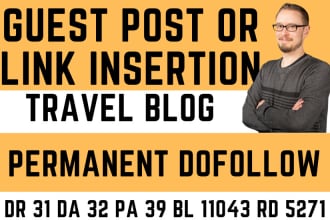 put your guest post or link on my travel blog