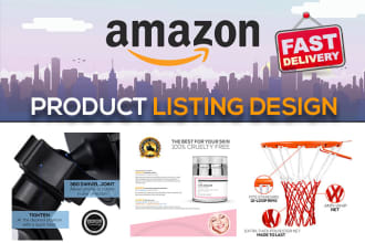 do amazon ebay shopify product listings and SEO free trials