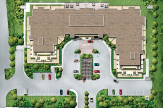 design architecture site plan and landscape plan in 2d and 3d for site layout