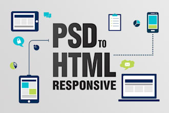 convert psd to responsive html