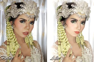 retouch, beautify and edit your image photo within 24 hours