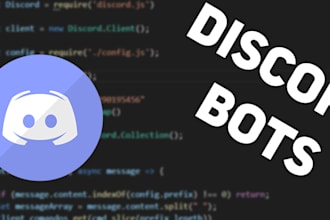 develop a high quality discord bot with nodejs
