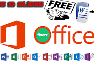 make an attractive ms office and power point projects