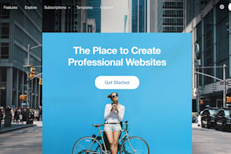 redesign a beautiful wix website