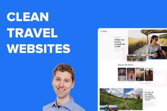 create a travel blog or travel website