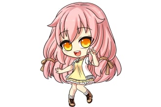draw a chibi anime character