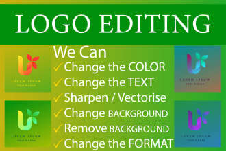 change, amend, edit or update your logo