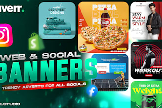 design unique ads banners and posters on canva or photoshop
