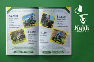 design amazing product catalogue, brochure in indesign