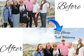 do photoshop editing, background removal, face swap quickly