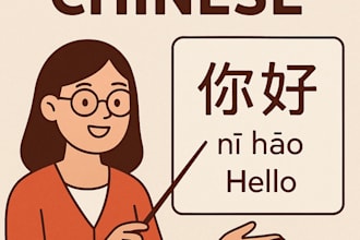 teach you mandarin chinese through online meeting
