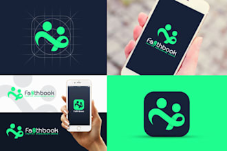 design 3 awesome logo and app icon