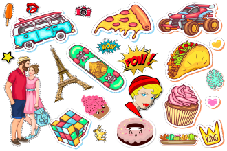 do custom sticker designs for you