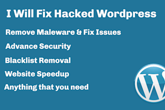 remove malware, recover hacked wordpress website