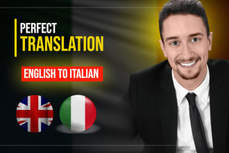 translate english to italian