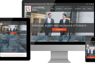 design responsive, mobile friendly law firm website