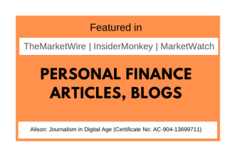 write personal finance articles and blog posts