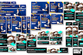 design static google ads, display, and adwords banners