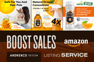 design amazon product listing images with a marketing focus