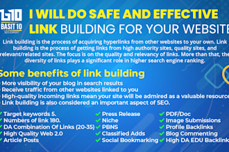 create safe backlinks to boost ranking