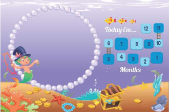 design cute baby milestone blanket for you