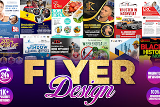 design corporate professional business flyer