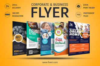 design a professional flyer for your business