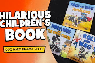 create whimsical illustrations for childrens story book