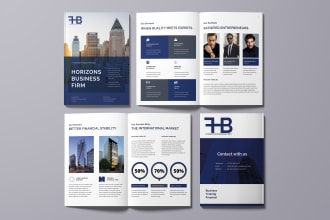 design business brochure, company profile by indesign