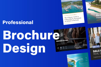 design professional brochure for your business