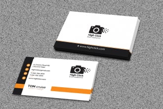 make business card design with qr code and stationery design