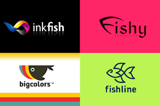 do modern minimalist logo design with fast delivery